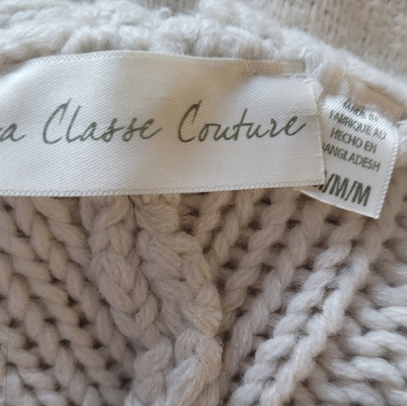 La Classe Couture Open Cardigan Vest M - Picture 6 of 6